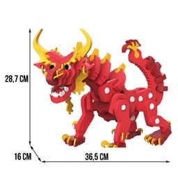 Конструктор Огненный дракон, мягкий, материал EVA, 99 деталей - Simaland фото 2