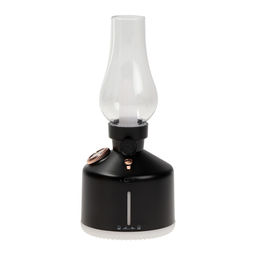 Увлажнитель воздуха «Керосинка» HM-19 ультразвуковой, 0.28 л, 1.5 Вт, 1200 мА/ч, USB, подсветка, эффект тумана, чёрный