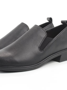 03-M47-20 BLACK Лоферы женские (натуральная кожа)