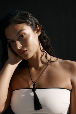 Top de bikini bandeau con relleno - H&m фото 6
