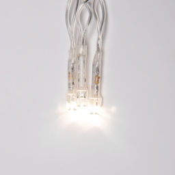 ULD-C1515-100/DTA WARM WHITE IP20 Занавес светодиодный, 1,5х1,5м. 100 светодиодов. Теплый белый свет. Провод прозрачный. TM Uniel - Volpe фото 3