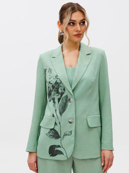 Костюм из жакета, топа и брюк. - Gizart фото 11