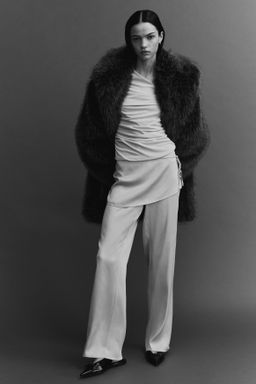 Pantal?n de sat?n con falda superpuesta - H&m фото 4