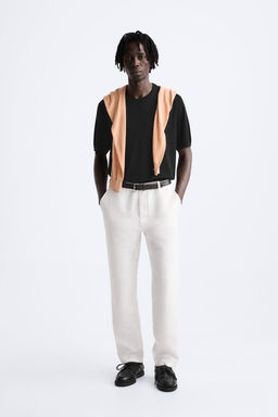 KNIT COTTON - SILK T-SHIRT - Zara фото 9
