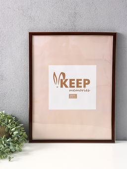 Фоторамка для фото 35×45 см Keep memories, Elysian, пластик, красное дерево с золотом