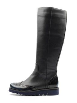 02-91-309-02-5 BLACK Сапоги женские (натуральная кожа, байка) - Фабричный китай фото 6