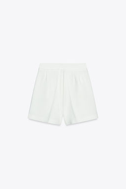 HIGH-WAIST BERMUDA SHORTS WITH DARTS - Zara фото 4