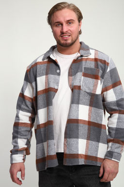 Рубашка мужская в клетку РМК-01