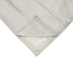 Тент защитный, 3×2 м, плотность 60 г/м², УФ, люверсы шаг 1 м, тарпаулин, серый