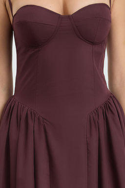 TRENDYOLMILLA Siyah A-Kesim Poplin Dokuma Midi S?k Elbise TPRSS24EL00294 фото 4