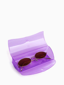 Цена за 3 шт. Футляр для очков на застёжке, длина 15.4 см, МИКС