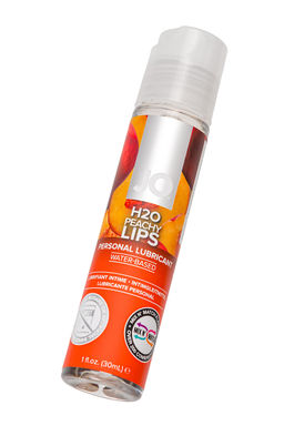 Съедобный лубрикант со вкусом персика JO H2O Peachy lips, 30 мл