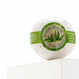 Бомбочка для ванны с листьями эвкалипта, 120 г, Кладовая красоты