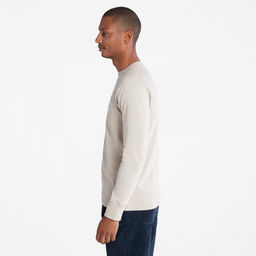 Мужская футболка с длинным рукавом Timberland Longsleeve Crew Knit бежевая  фото 4