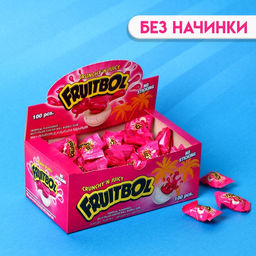 Цена за 100 шт. Жевательная резинка FRUITTBOL JELLY, без начинки, 3,5 г