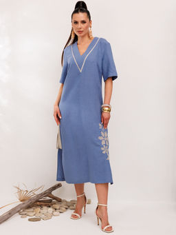 Платье Galean Style 1006 синий