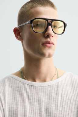 CAMISETA RELAXED FIT ESTRUCTURA CANAL? / Blanco