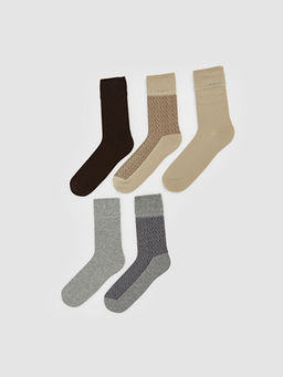 Desenli Erkek Soket ?orap 5li