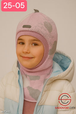 шапка на синтепоне для девочки - Bruno фото 2