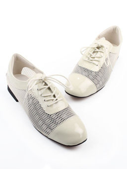 03-H17C-30NX LT. BEIGE Полуботинки женские (натуральная кожа)