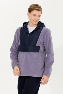 U. S. Polo Assn Мужская серая толстовка с капюшоном