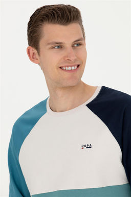 Свитшот мужской U. S. Polo Assn темно-синий из хлопка - U.s. polo assn фото 2