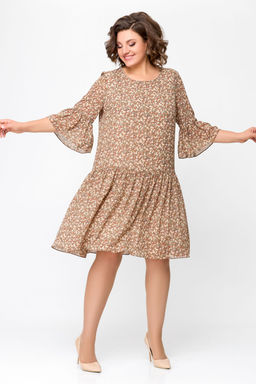 Блуза Swallow 803.2 черный+серебряный узор фото 1052