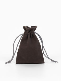 Набор мешочков для украшений подарочных 50 шт. бархатный «Классика», 6×8 см (±1 см), серый