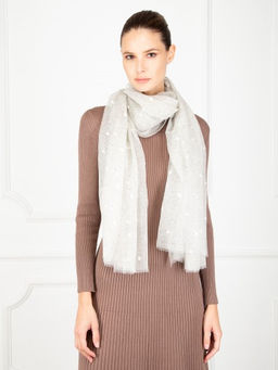 Палантин жен. шелк+хл 90х180 WA22-50675-02 - Eleganzza фото 6