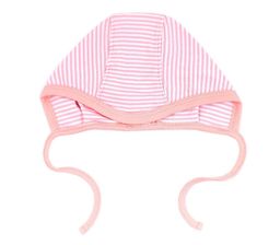 К 8037 Чепчик, розовая пудра полоска