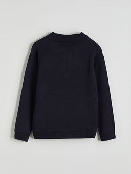 Polo Yaka Erkek ?ocuk Triko Kazak