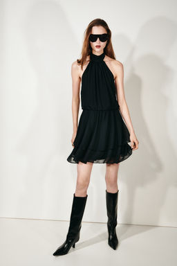 Vestido halter de gasa - H&m фото 4