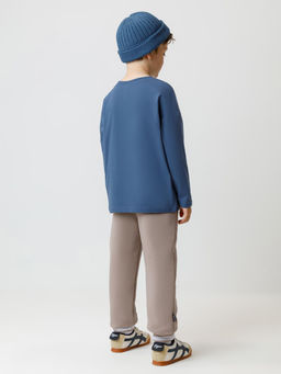 КР 400784/коричневый брюки для мал