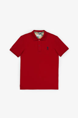 Erkek Slim Fit Polo Yaka Bordo Basic Ti__rt - U.s. polo assn фото 6