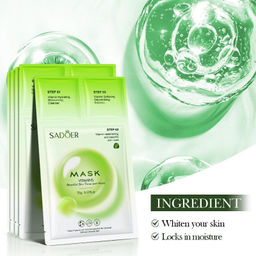 Sadoer Витаминная омолаживающая и смягчающая трехступенчатая маска для лица  фото 5