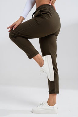 Брюки женские Натали 67168/1 из хлопка с эластаном  фото 4