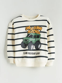Bisiklet Yaka Erkek ?ocuk Sweatshirt ve E?ofman Alt