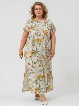 Платье Хлопок 70% Лён 30% Кострома 2 - Оптима фото 66