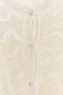 JACQUARD KNIT CARDIGAN - Zara фото 5