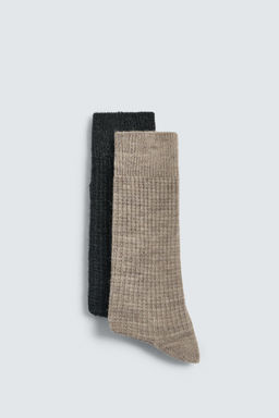 LIMITED EDITION 2-PACK OF RIBBED SOCKS - Zara фото 2