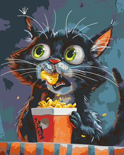 ФРЕЯ PNB/PL-347 Набор для раскрашивания по номерам 50 х 40 см Киносеанс