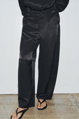 ZW COLLECTION LOOSE-FITTING TROUSERS - Zara фото 5