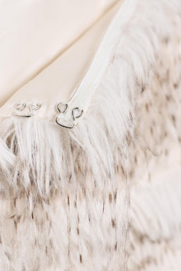 FAUX FUR HALTER TOP - Zara фото 10