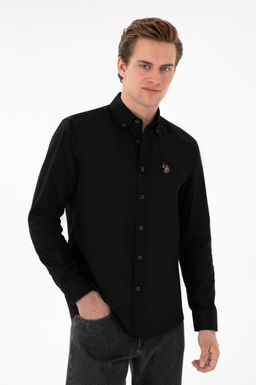 Erkek Siyah Uzun Kollu Basic G_mlek Sepette S_rpriz _ndirim - U.s. polo assn фото 3