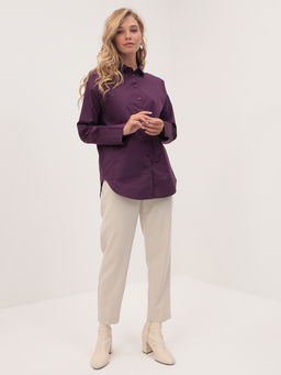 Блузка женская дл. рук. KATHARINA KROSS KK-B-0004V-фиолетовый  фото 2