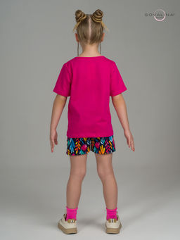 Костюм Лайт фуксия-акварельные цветы - Sovalina фото 21