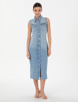 A__k Mavi Slim Fit Jean Elbise