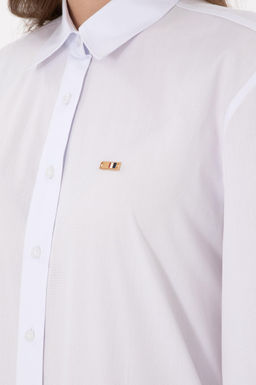 Женская белая рубашка с длинным рукавом Дополнительная скидка 11% в корзине - U.s. polo assn фото 7