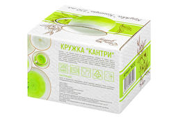 Кружка 250 мл 11,5*9*7 см Кантри зеленая - Elan gallery фото 9