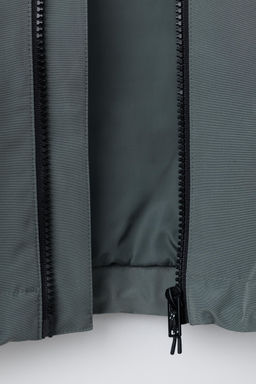 CAZADORA TEXTO WATER REPELLENT / Acero - Zara фото 9